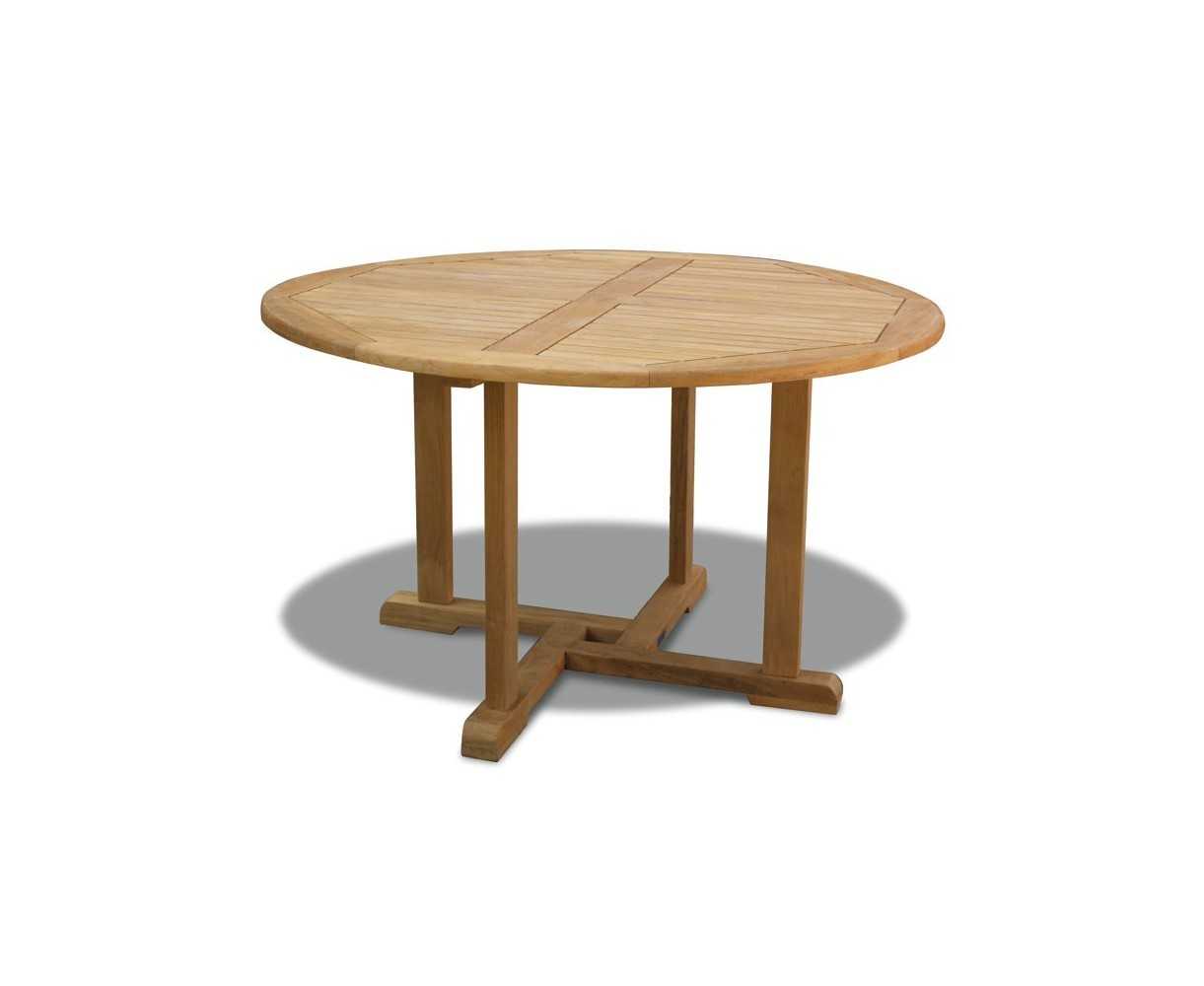 Canfield Teak Garden Table 1.3m and Backless Dining Benches Set