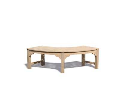 Canfield Teak Garden Table 1.3m and Backless Dining Benches Set