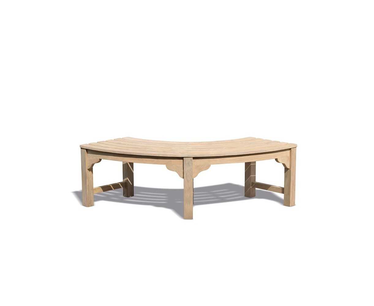 Canfield Teak Garden Table 1.3m and Backless Dining Benches Set