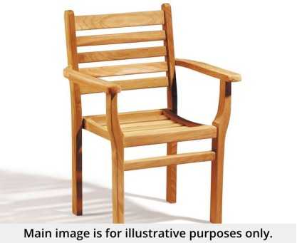 Yale Teak Stackable Dining Chair - Used: Good