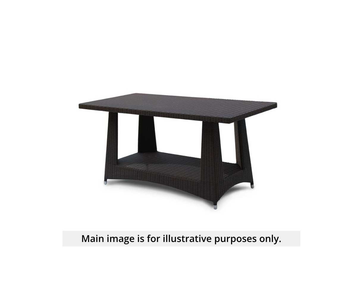 Riviera Rattan 1.6 x 0.8m Rectangular Dining Table - Used: Good