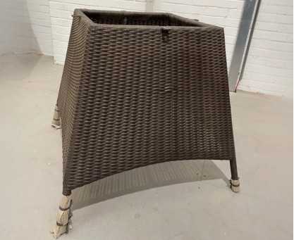 Riviera Round 1.5m Java Brown Weave Table - New: End of Line