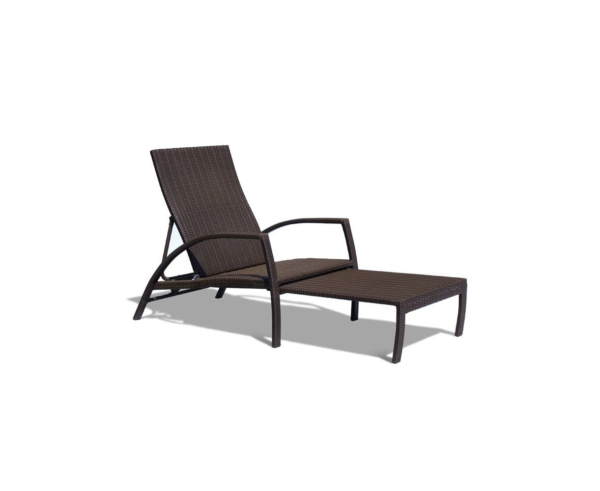 Monaco Outdoor Rattan Sun Lounger