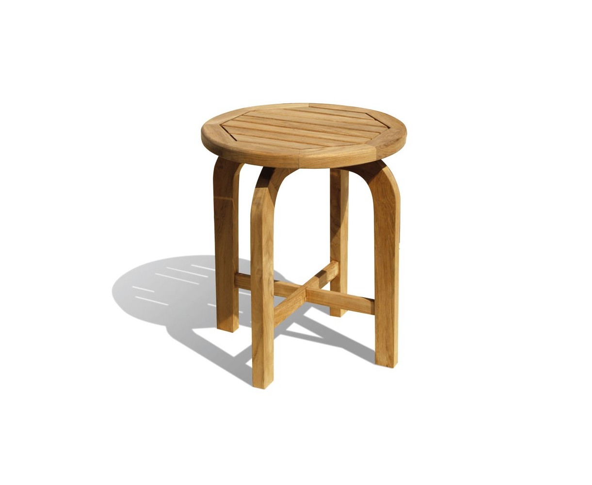 Capri Teak Round Occasional Garden Table