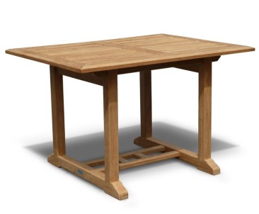 Hilgrove 4ft Teak Rectangular Garden Table - Garden Tables