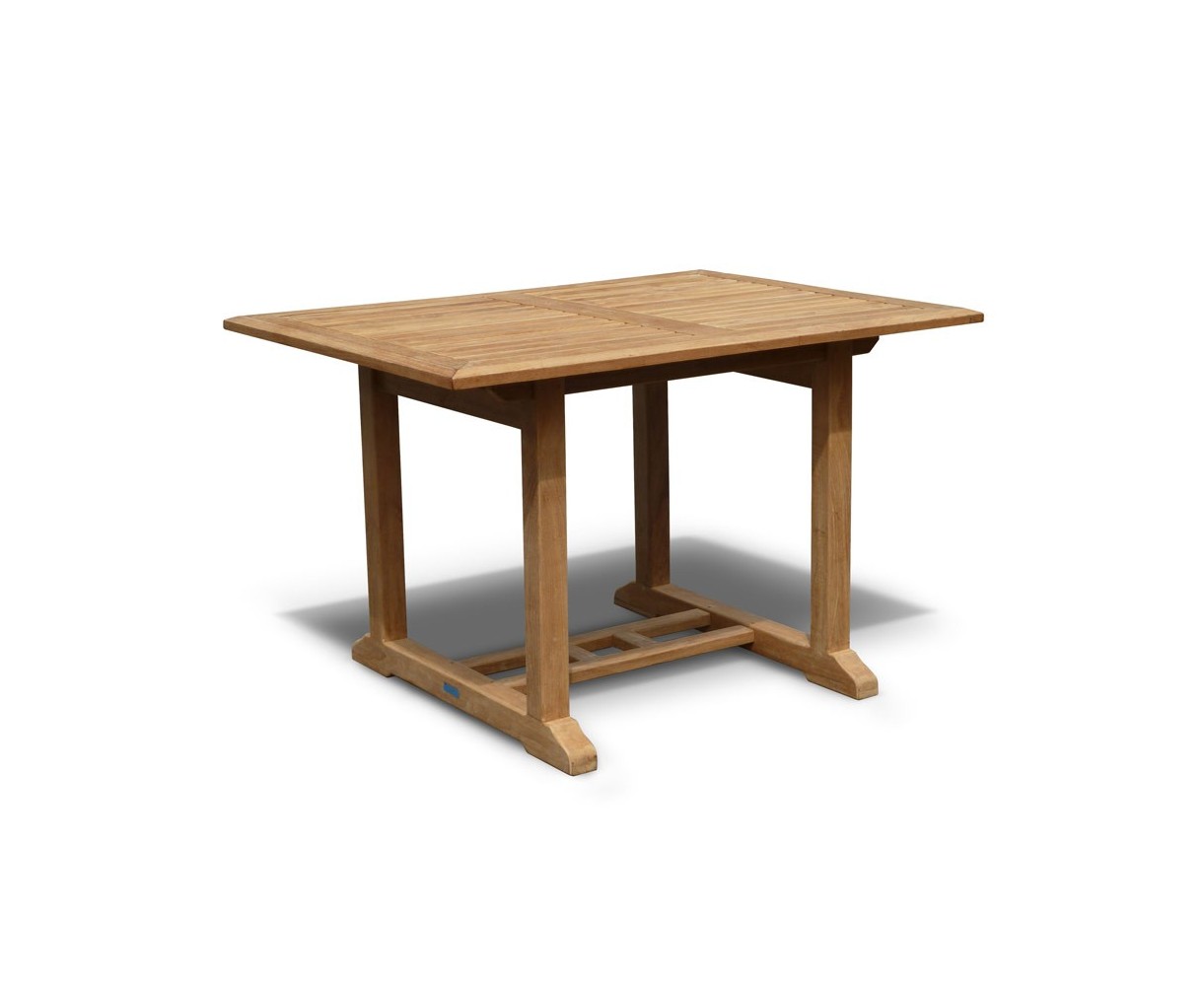 Hilgrove 4ft Teak Rectangular Garden Table | Oblong Garden Table