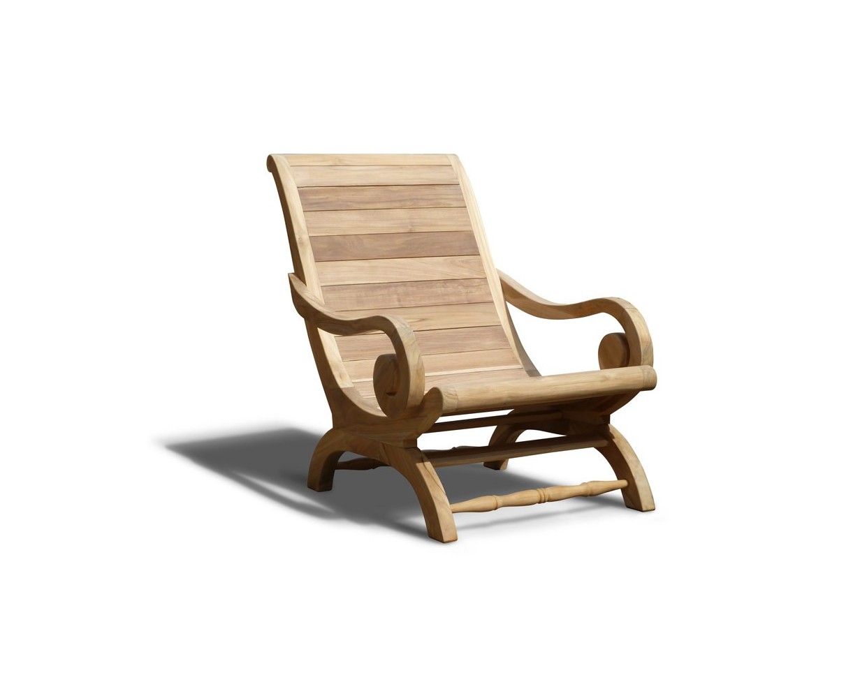 Capri Planters Lazy Chair, Reclaimed Teak