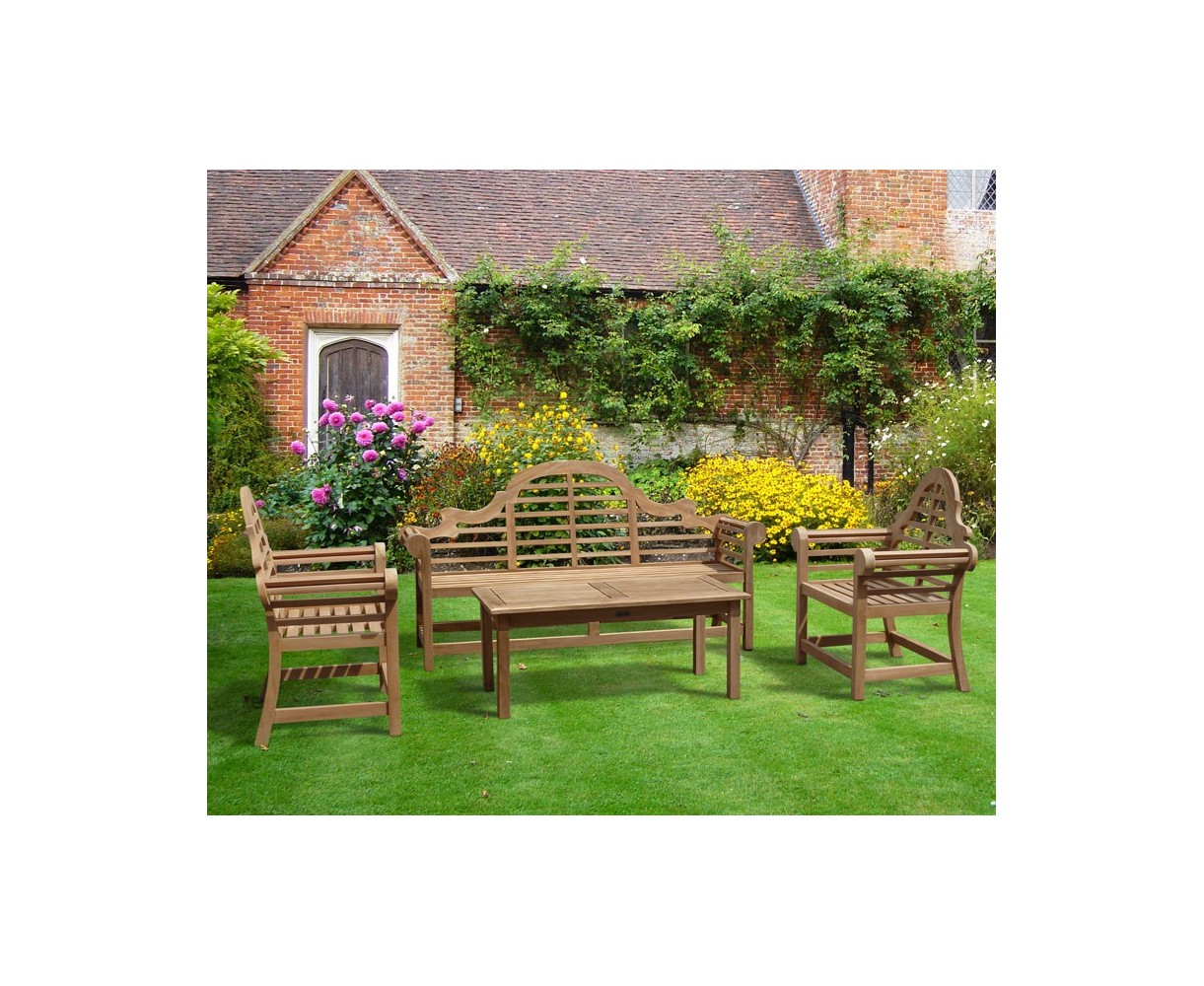 Lutyens Garden Bench Table And Chair Set 1 95m