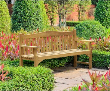 Tribute 6ft Teak Commemorative Memorial Bench | Remembrance Bench