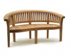 Aria Teak Coffee Table, Bench and Chair Set