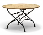 Bistro Folding Table | Teak Round - 120cm