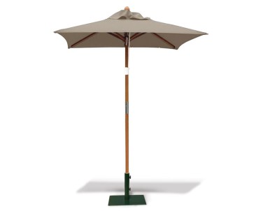 Square Garden 1.5m Parasol - FSC Eucalyptus Hardwood Parasol