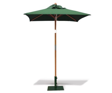Square Garden 1.5m Parasol - FSC Eucalyptus Hardwood Parasol