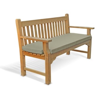 Taverners Teak 3 Seater Garden Bench | Wooden Park Bench