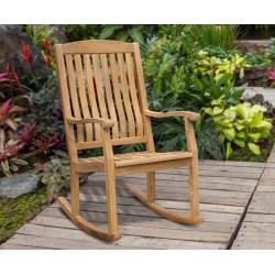 Garden Rocking Chair - Teak Outdoor Patio Rocker