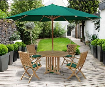Berrington Garden Octagonal Table and Brompton Armchairs