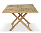 Suffolk Teak Square Folding Table - 1m
