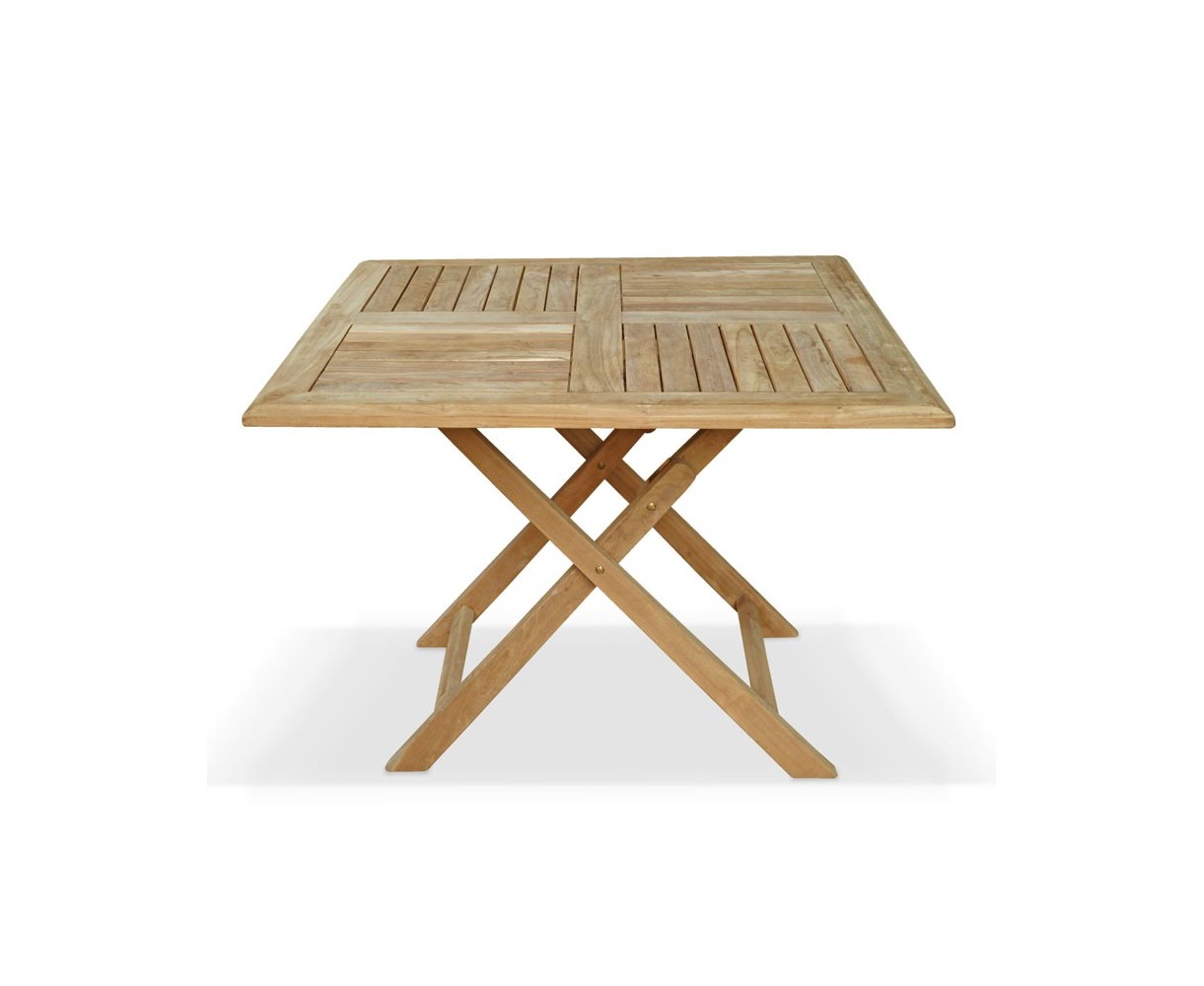 Suffolk Teak Square Folding Table