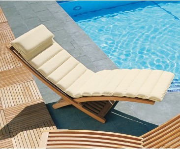 Chelsea Modern Teak Lounger