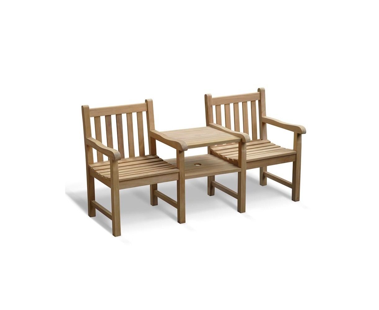 Windsor Vista Teak Garden Companion Seat