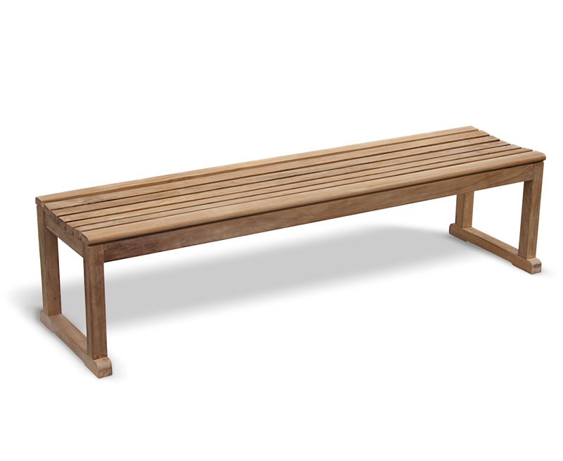 Westminster Teak Backless 6ft Garden Bench Sports Bench Seating