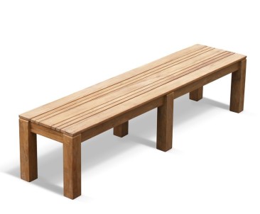 Chichester Teak 2m Backless Bench - Chichester Benches