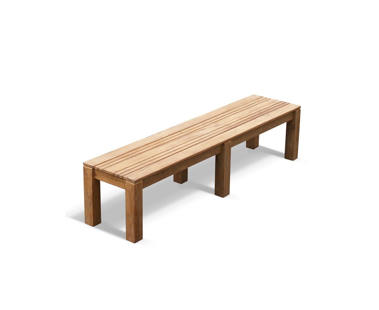 Chichester Teak 2m Backless Bench