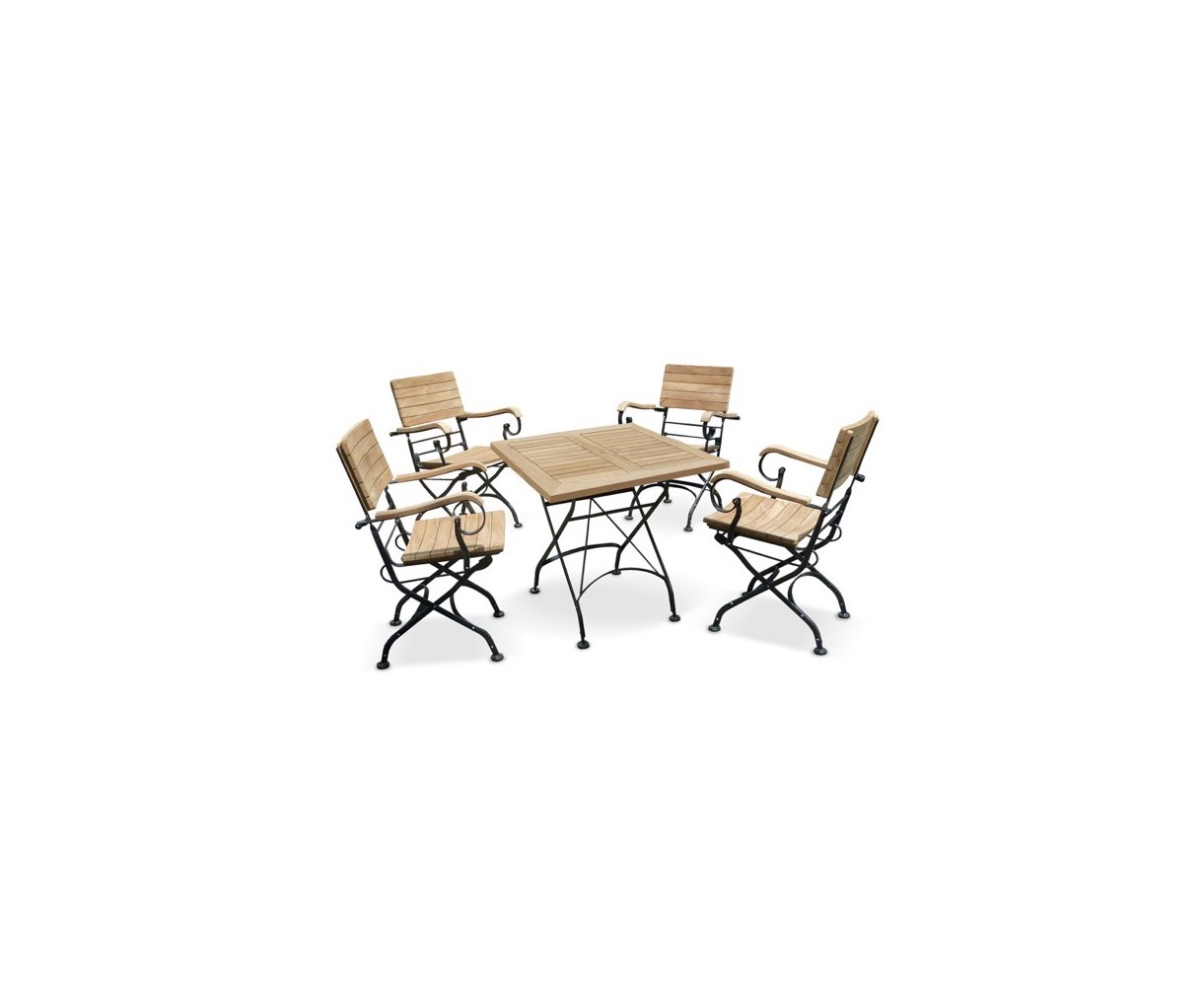 Square Bistro Table and Chairs Set