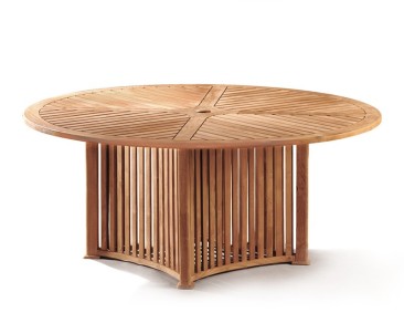 Aero Teak Garden Contemporary Round Table