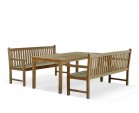 Sandringham Benches and Table Set.
