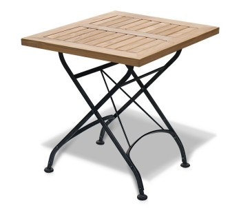 Square Folding Bistro Table - 60cm - Small Tables