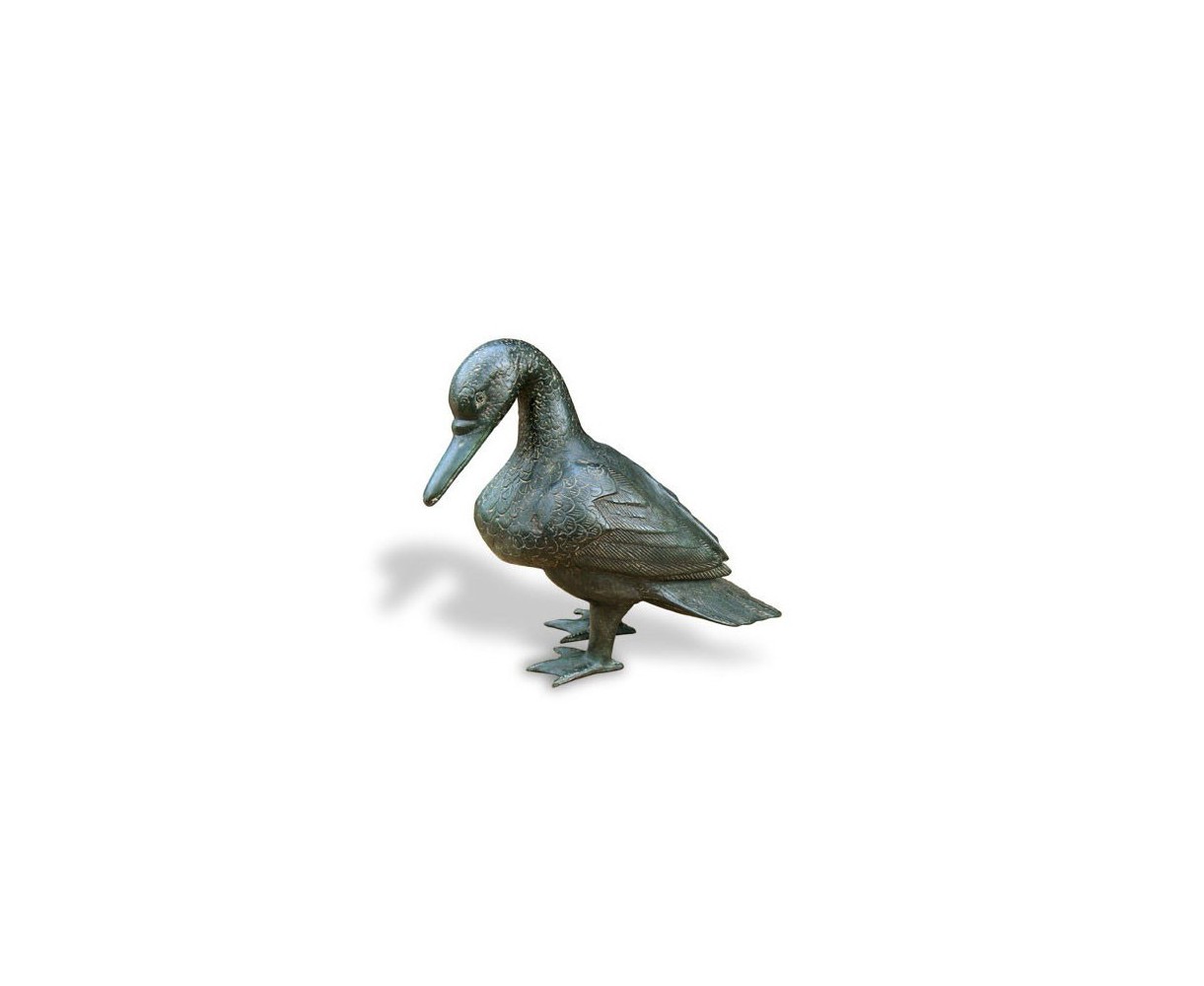 Medium Sized Duck Brass Ornaments - Great Garden Gift - Outdoor Accessories