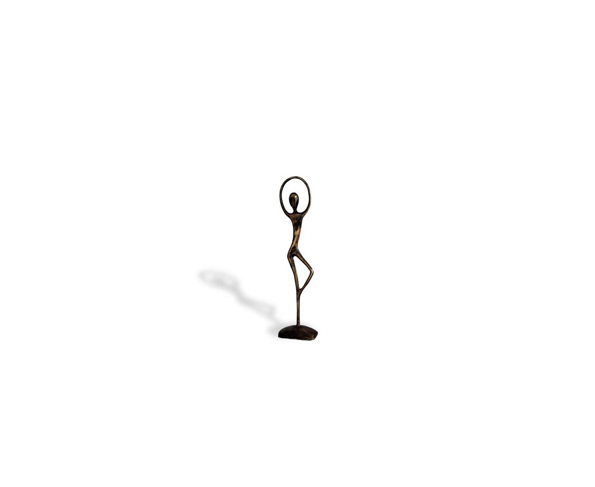 Small Ballerina Brass Garden Ornament