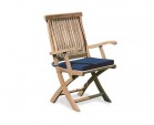 Folding Outdoor Chair Cushion With Ties