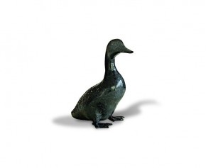 Duckling Brass Garden Ornament - Animal Ornaments