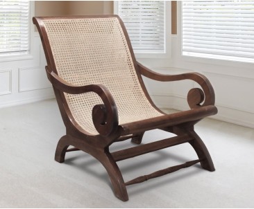 Capri Teak Lazy Chair - Reclaimed Teak - Rattan Garden Furniture