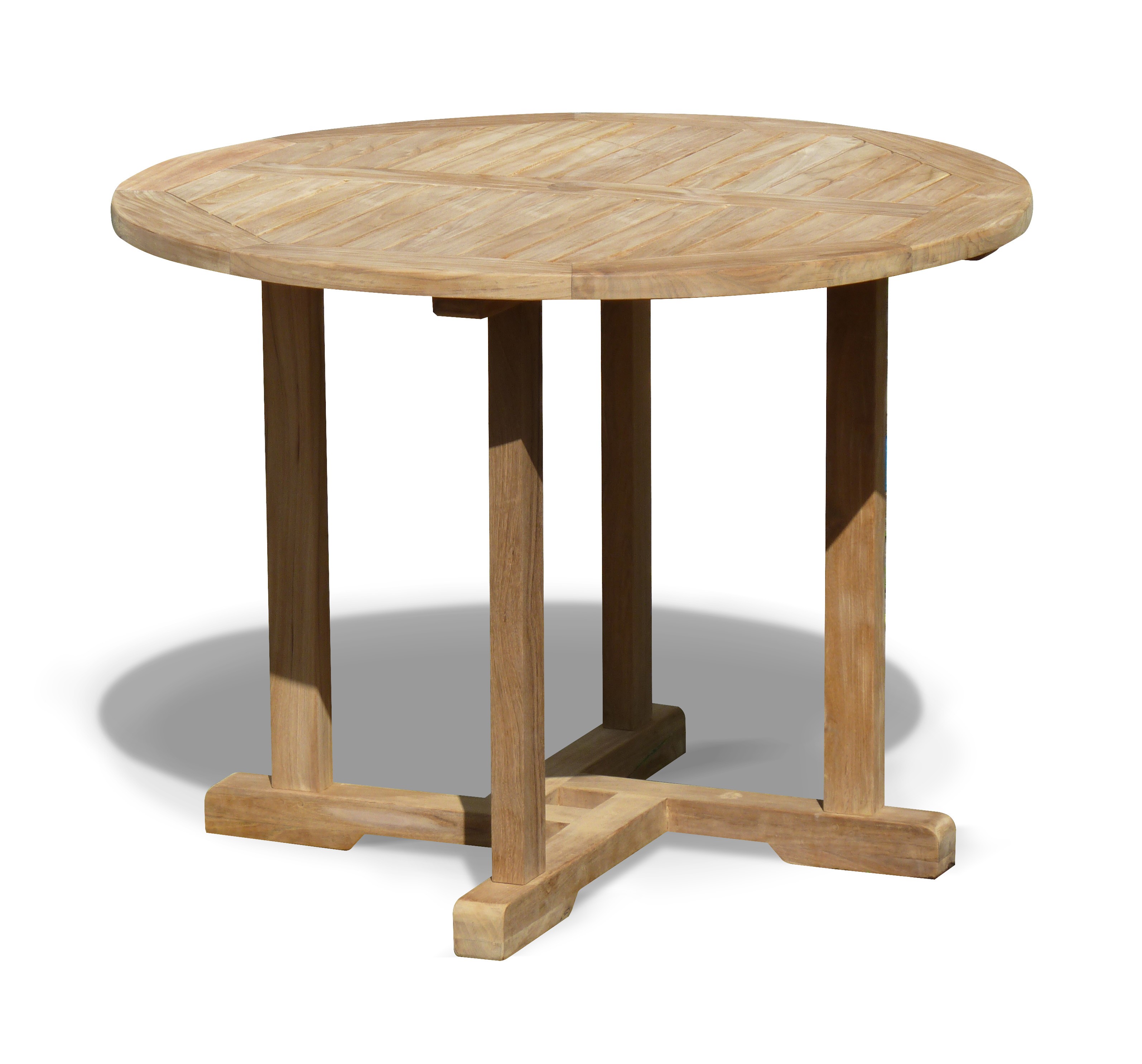 Canfield Teak Round Outdoor Dining Table