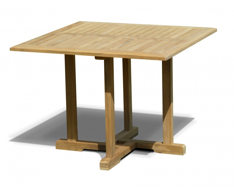 Canfield Teak Square Garden Dining Table 1m