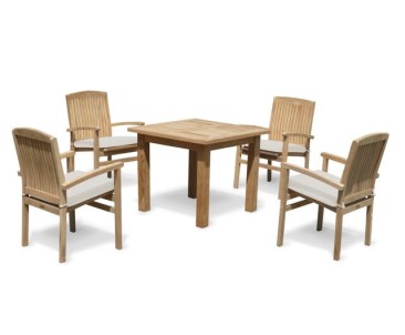 Balmoral 4 Seater Garden Table and Stacking Chairs