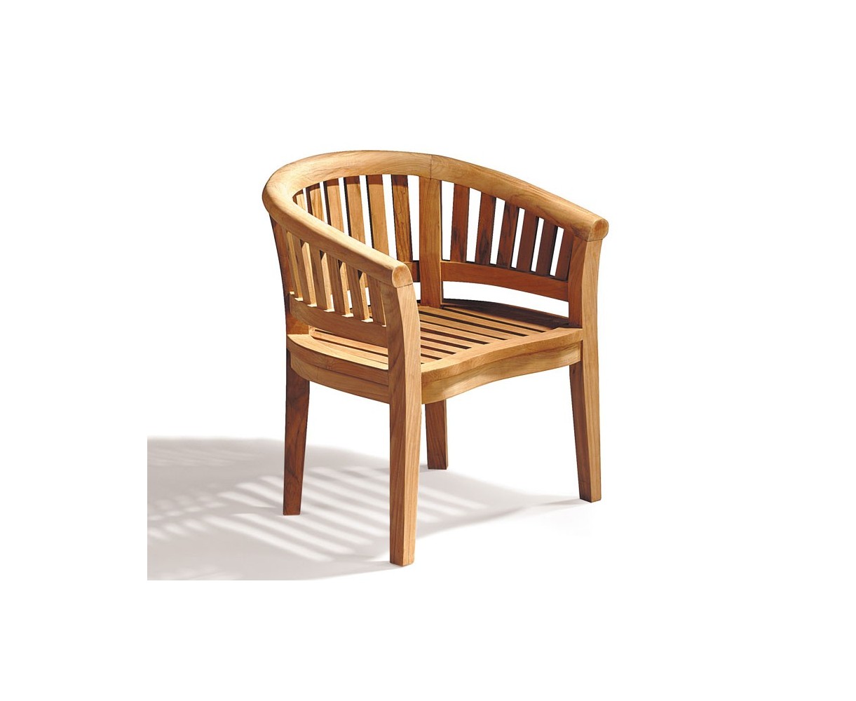 Contemporary Teak Banana Chair