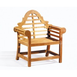 Lutyens-Style Chair, Teak Garden Armchair