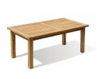 Balmoral Teak Dining Table and Benches Set - 1.8m