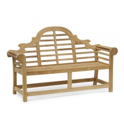 Teak Lutyens-Style Bench 1.65m