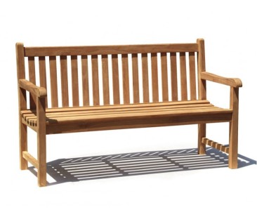 Sandringham 1.5m Teak Garden Table and Bench Set