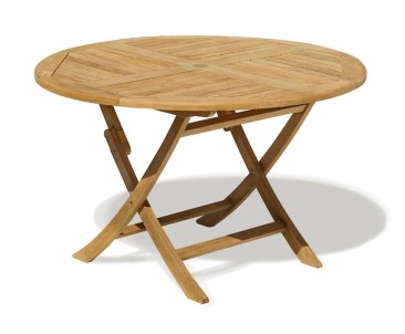 Suffolk Folding Round Garden Table and Chairs Set