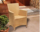 Eclipse Glass Top Rattan Table and 4 Chairs Set
