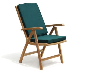 Suffolk Garden Folding Dining Table and Reclining Chairs Set
