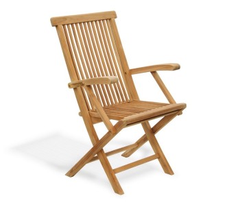 Rimini Rectangular Garden Folding Table and Chairs Set