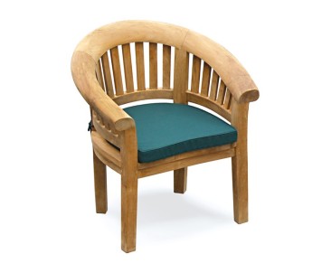 Deluxe Teak Banana Bench and Chair Set