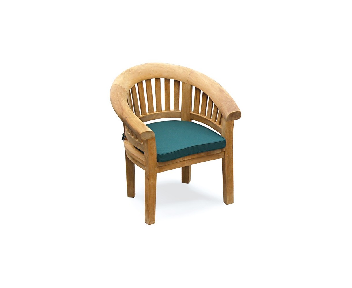 Deluxe Teak Banana Bench and Chair Set
